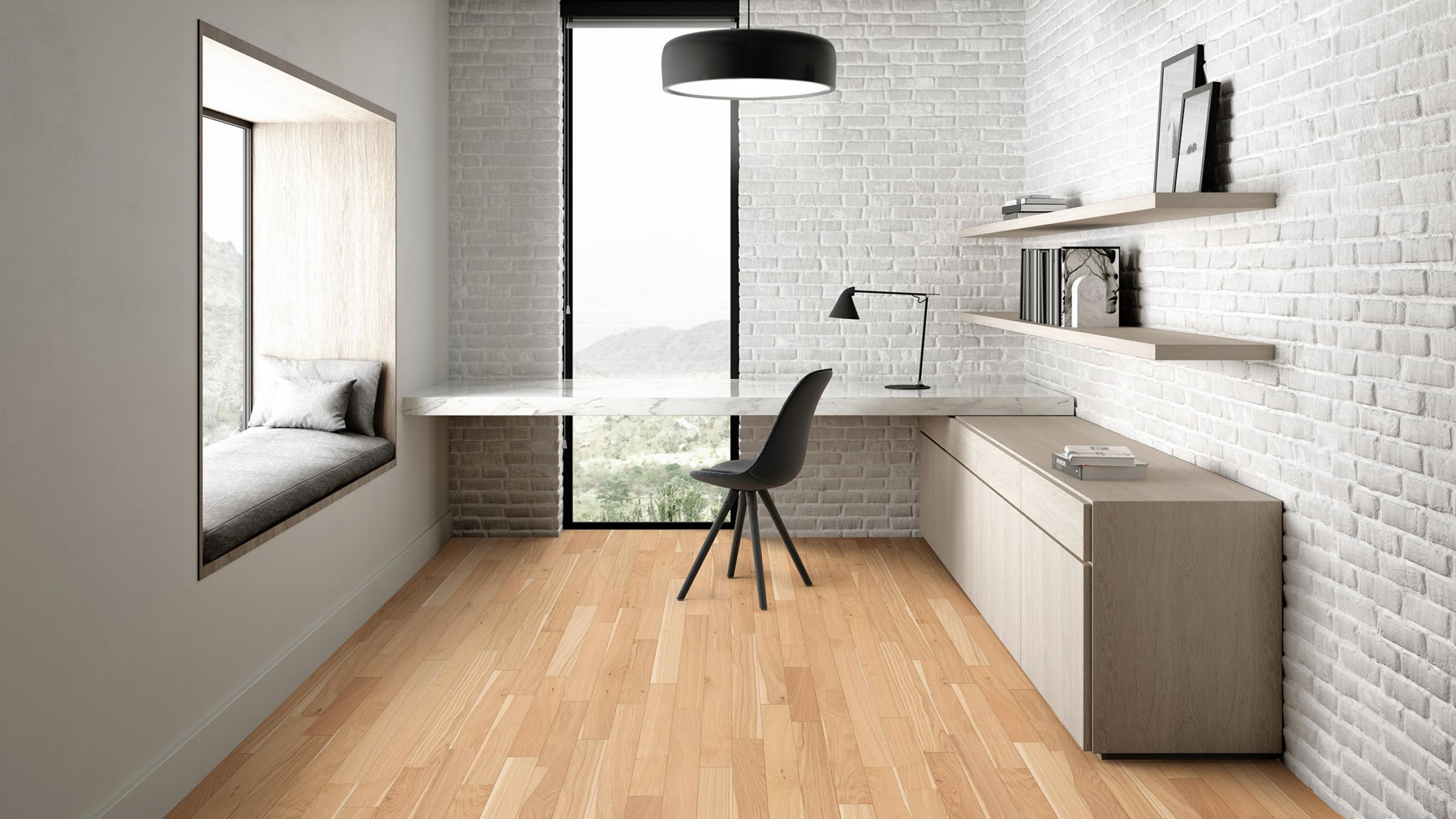 Brushed Oak Natural Country 3 1/2"