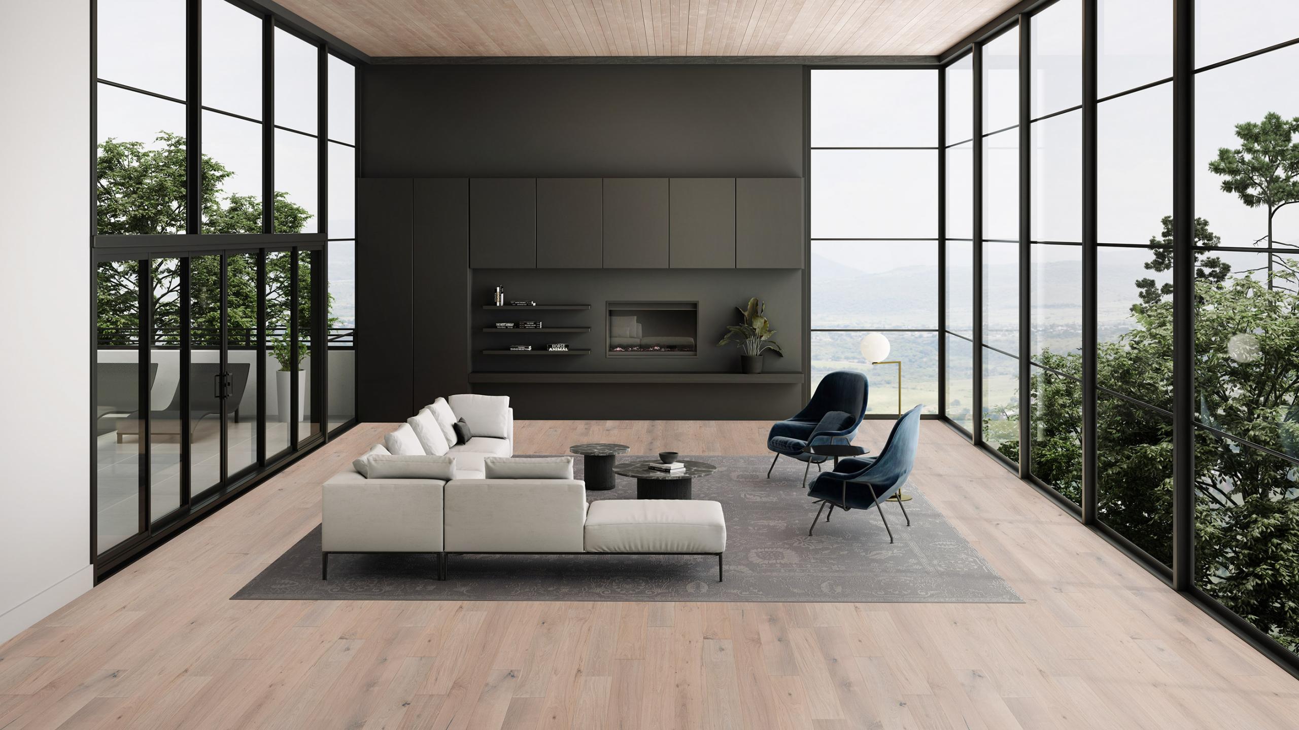 Brushed Oak Coos Bay - Living Room