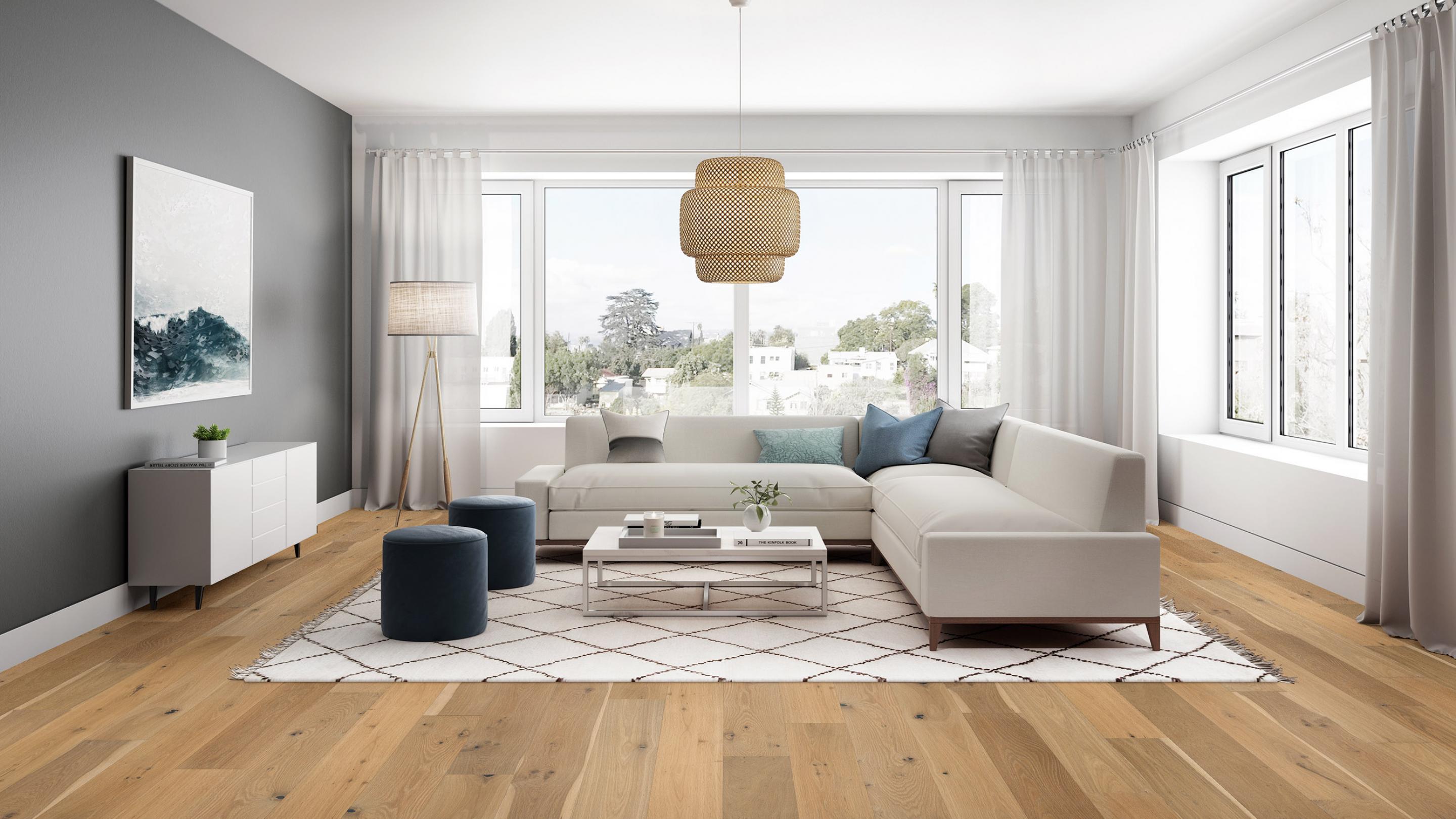 Brushed Oak 'Macaroon' Kentwood Flooring