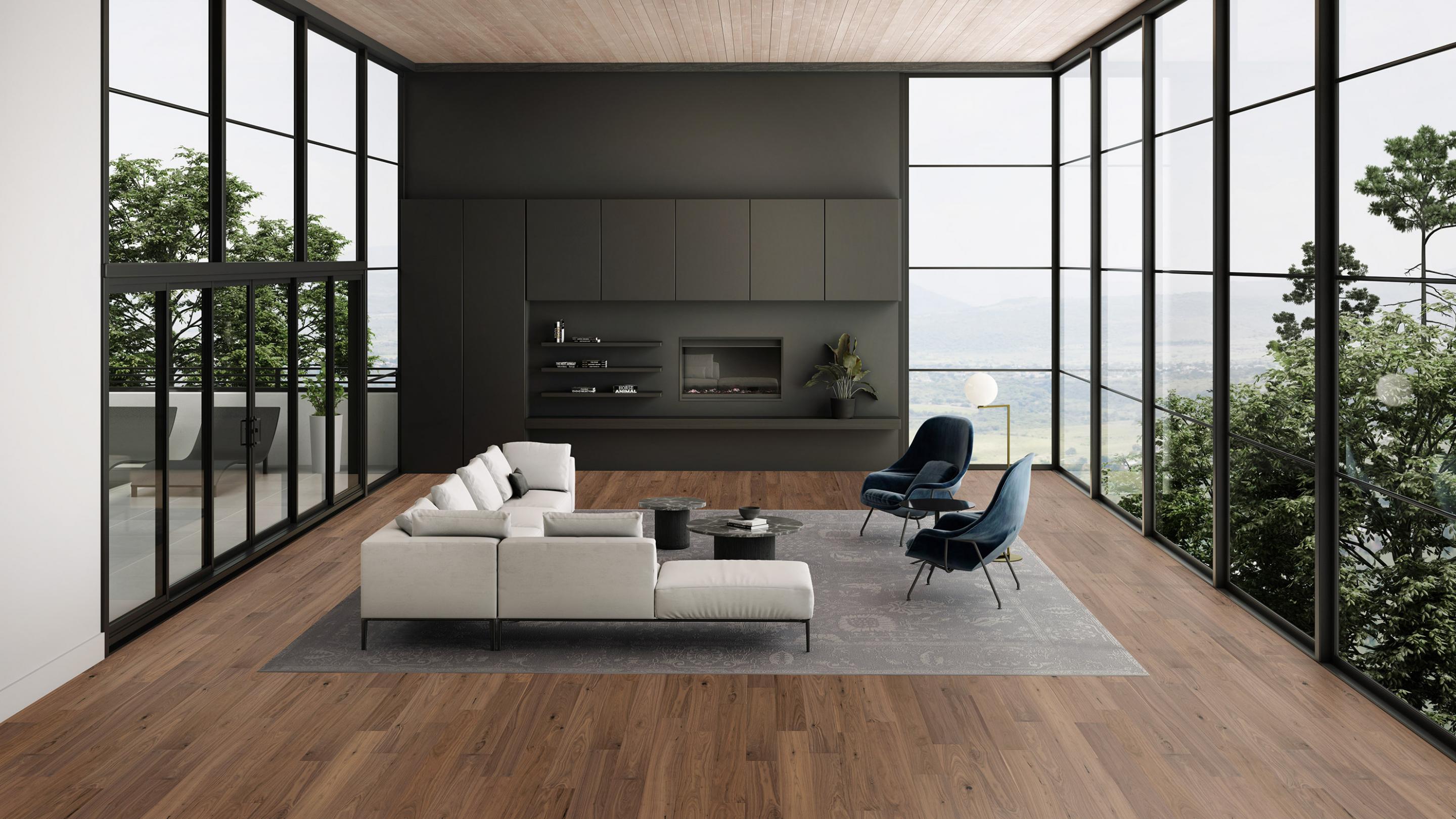 Brushed Walnut Temecula Natural Kentwood Flooring