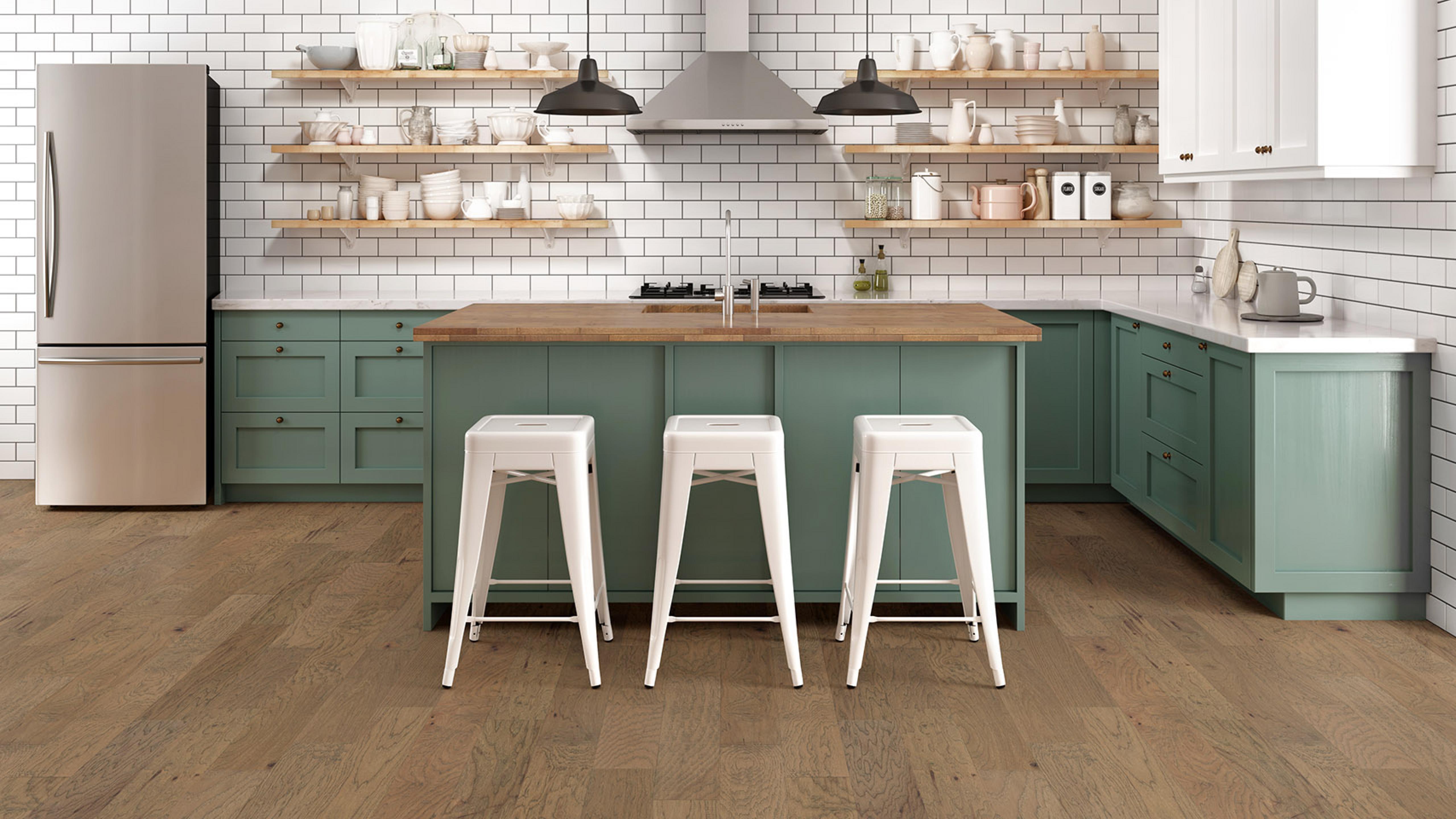 Hickory 'Davy Lamp' Kentwood Flooring