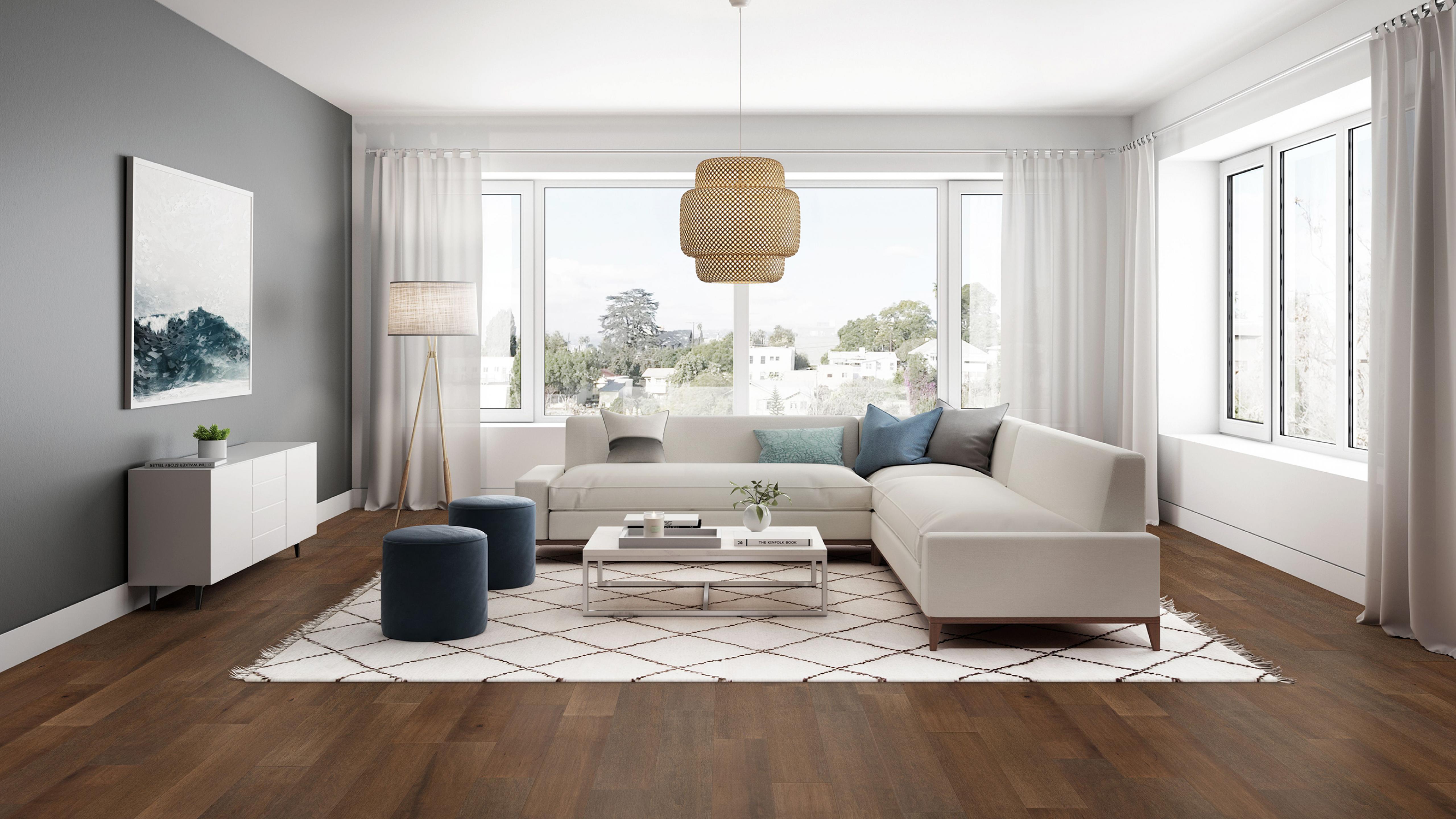 Brushed Maple 'Tobacco Pipe' Kentwood Flooring