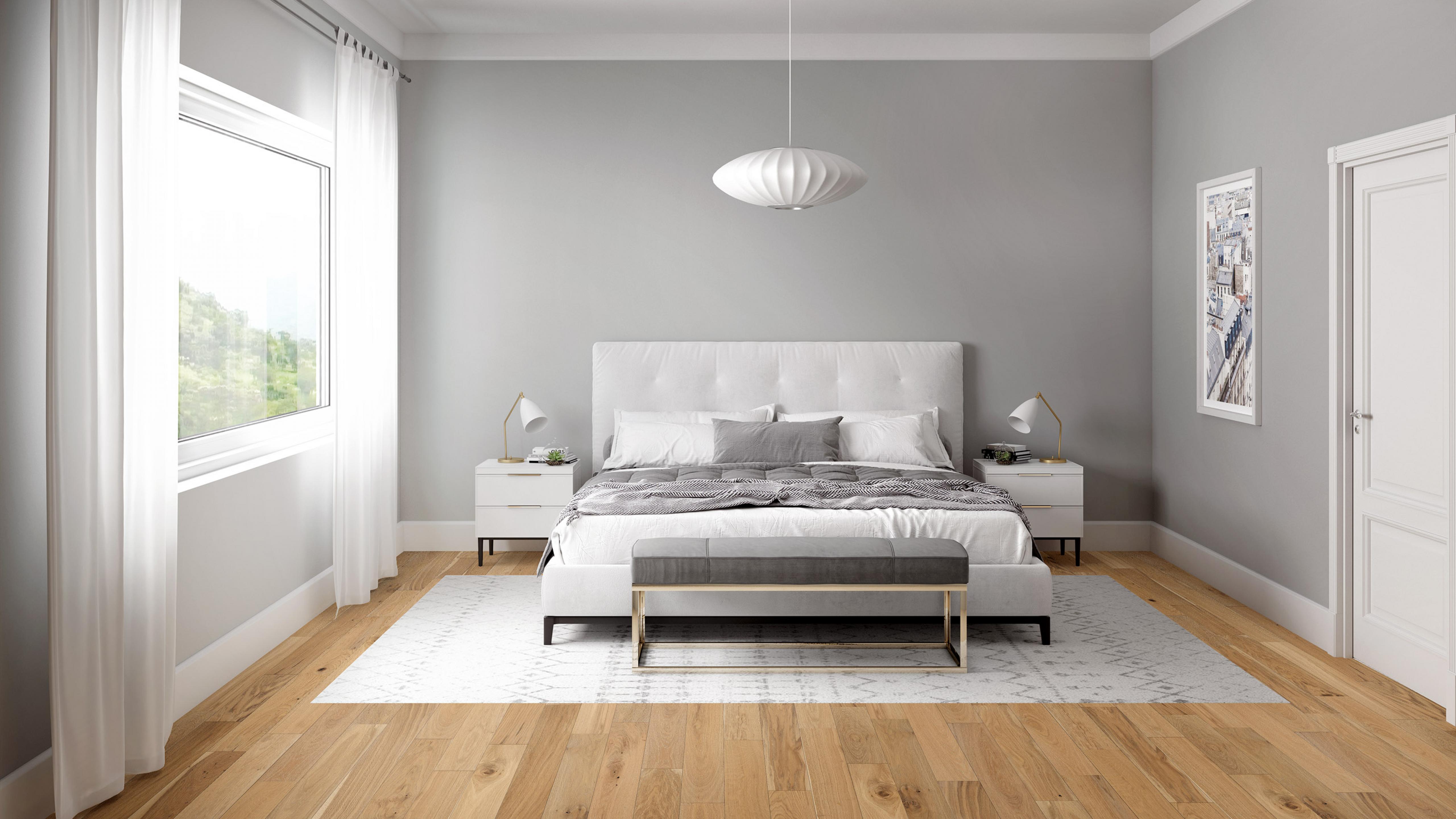 Brushed Oak 'Sandpaper' Kentwood Flooring