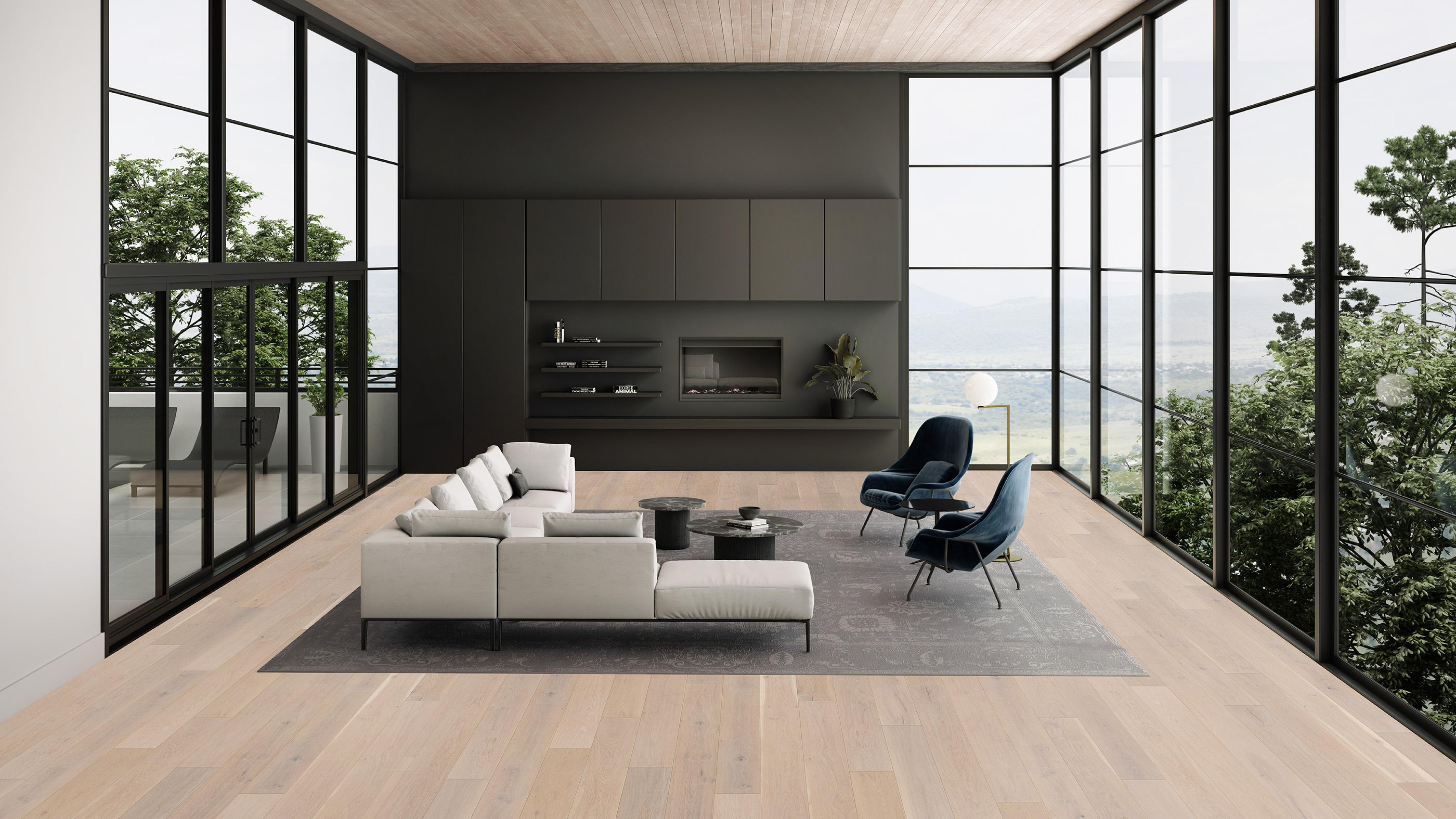 Brushed Oak Reading Nook | Kentwood Flooring