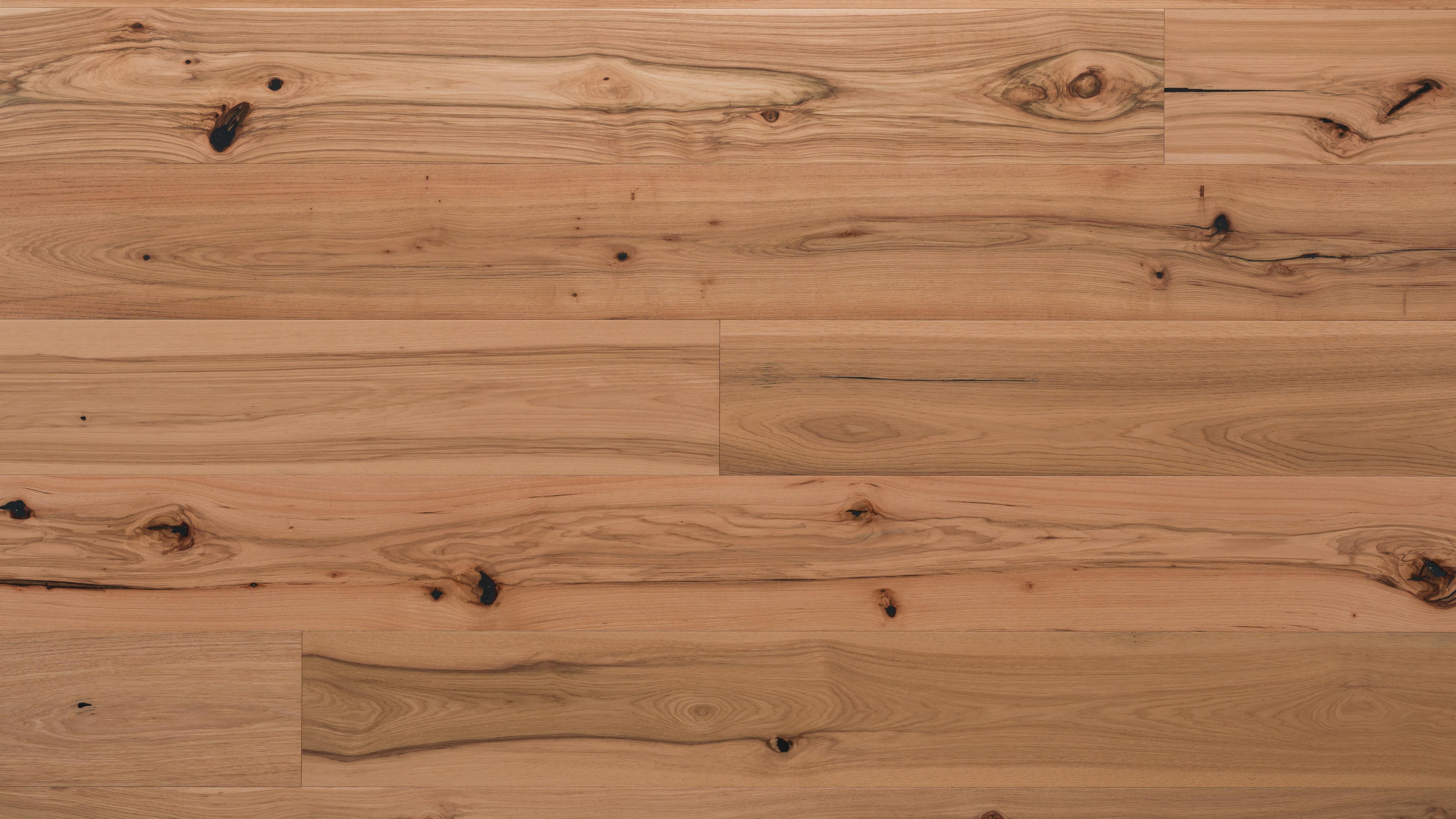 Brushed Hickory Heartwood 'Natural' Kentwood Flooring