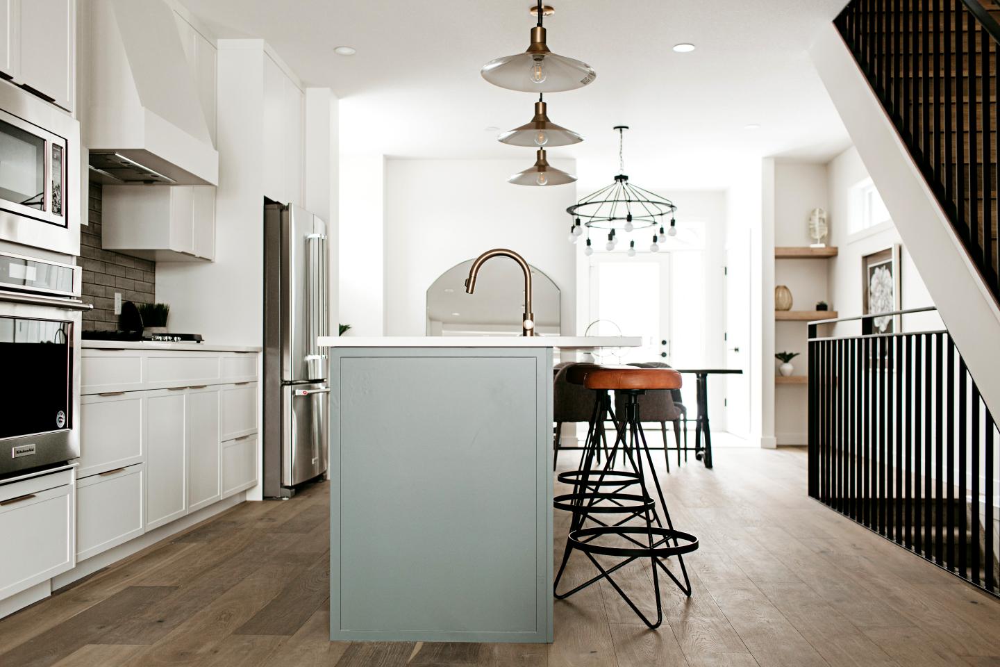 The Beverley Model Home Brushed Oak Sagebrush Kentwood Flooring